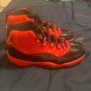 Air Jordan Retro 11 Red Black Sneakers